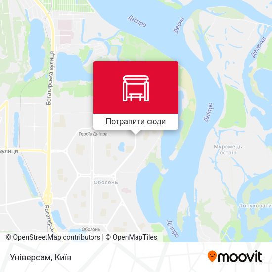 Карта Універсам