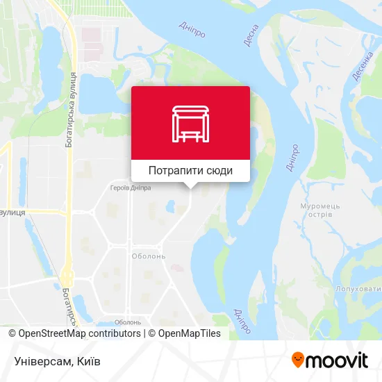 Карта Універсам
