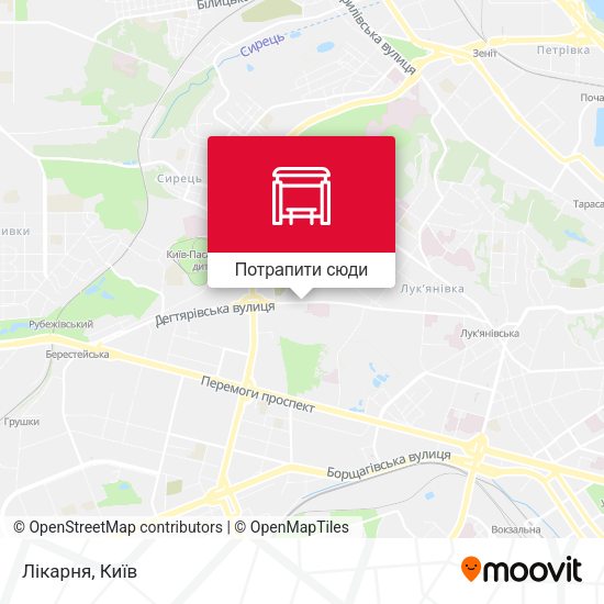 Карта Лікарня