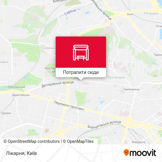 Карта Лікарня