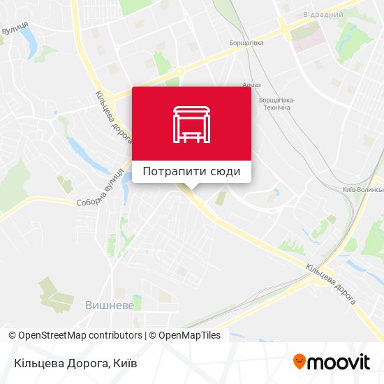 Карта Кільцева Дорога
