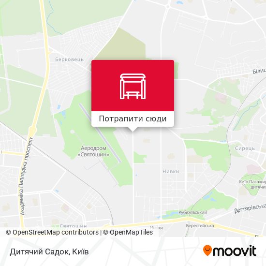 Карта Дитячий Садок