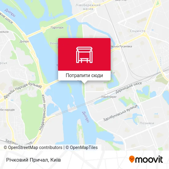 Карта Річковий Причал