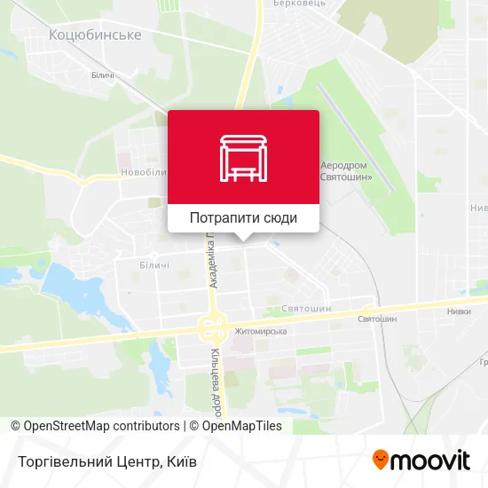Карта Торгівельний Центр