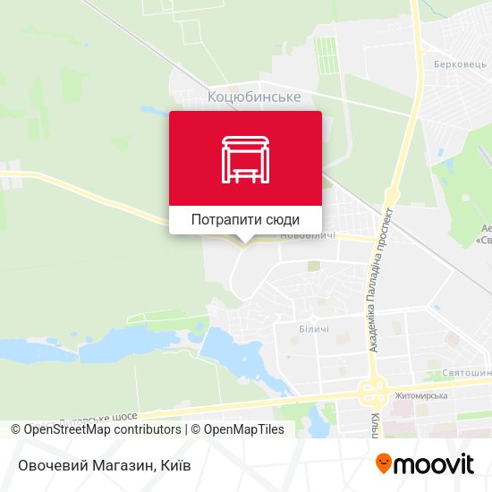 Карта Овочевий Магазин