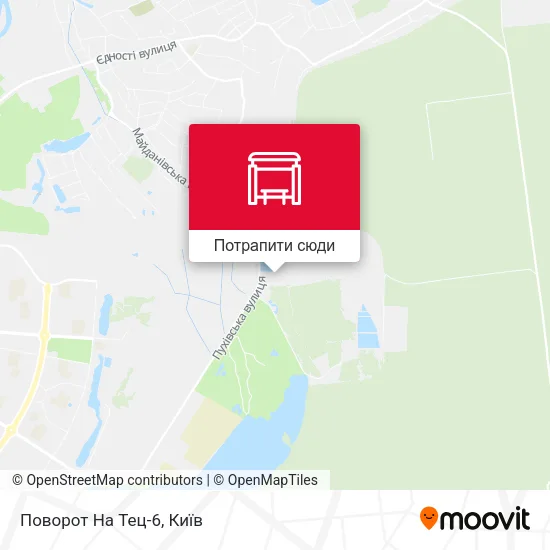 Карта Поворот На Тец-6