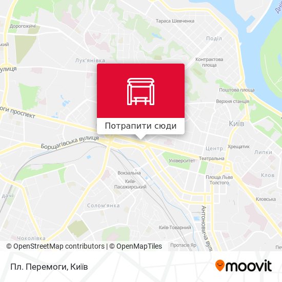 Карта Пл. Перемоги