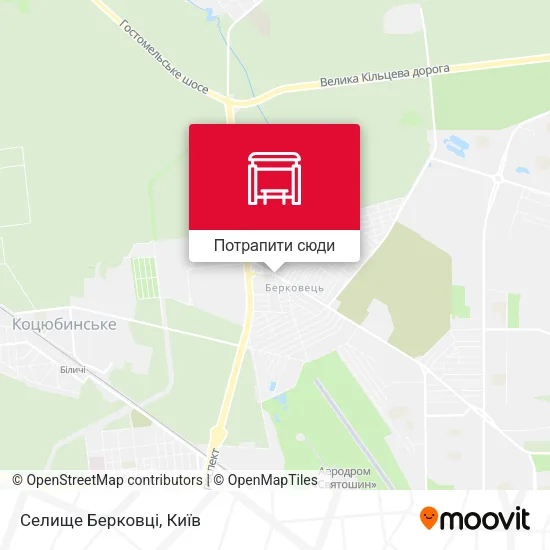 Карта Селище Берковці