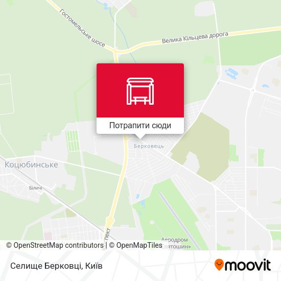 Карта Селище Берковці
