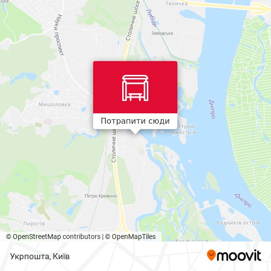 Карта Укрпошта