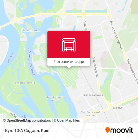 Карта Вул. 10-А Садова