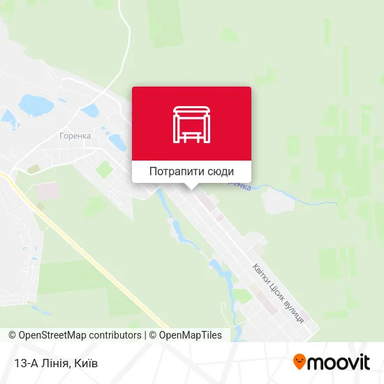 Карта 13-А Лінія