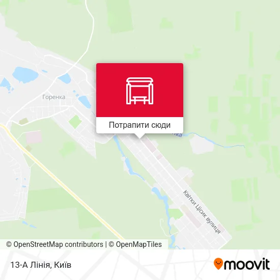 Карта 13-А Лінія