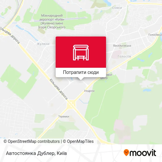 Карта Автостоянка Дублер