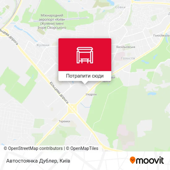 Карта Автостоянка Дублер