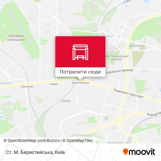 Карта Ст. М. Берестейська