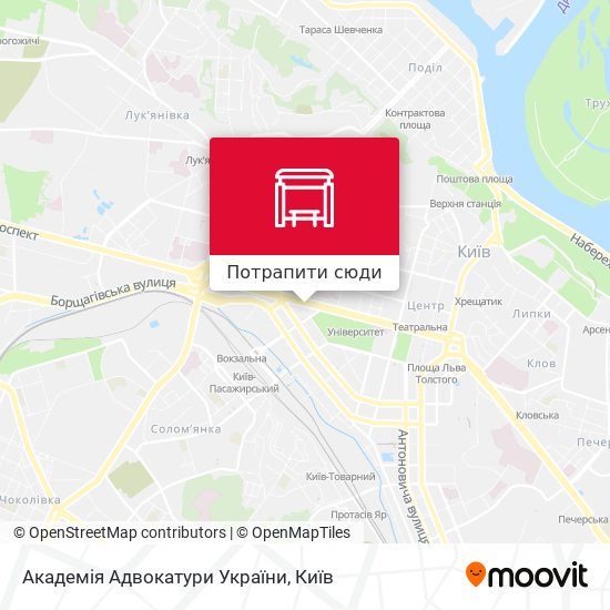 Карта Академія Адвокатури України