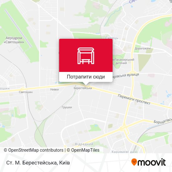 Карта Ст. М. Берестейська