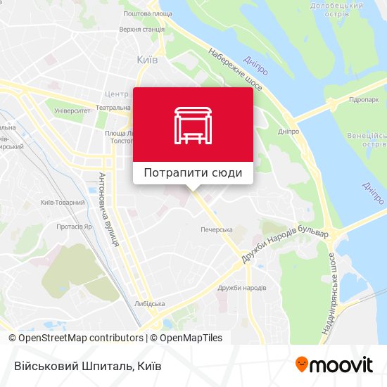 Карта Військовий Шпиталь