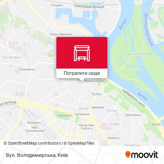 Карта Вул. Володимирська