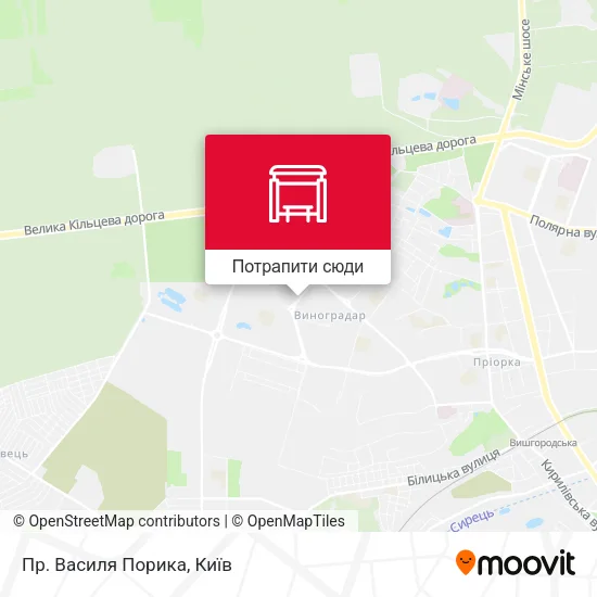 Карта Пр. Василя Порика