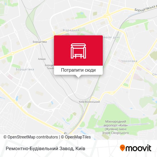 Карта Ремонтно-Будівельний Завод