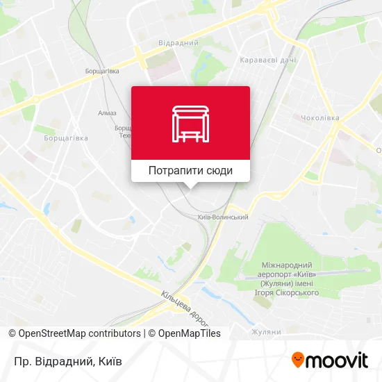 Карта Пр. Відрадний