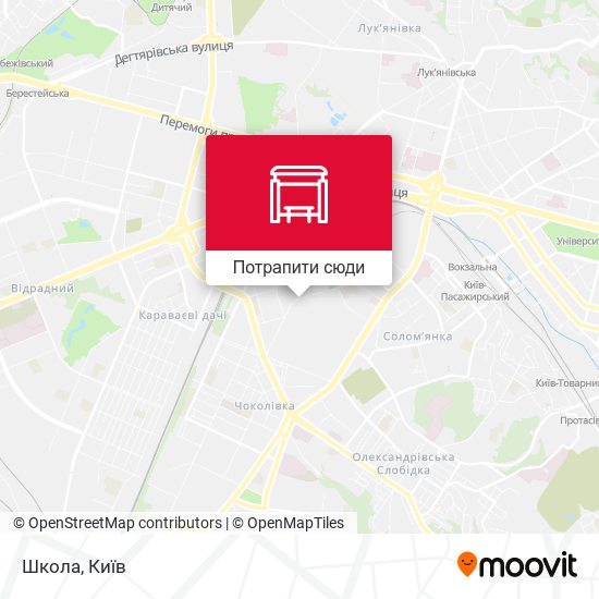 Карта Школа