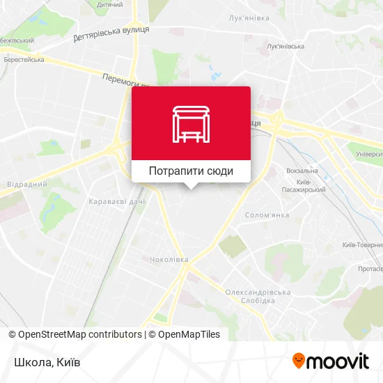 Карта Школа