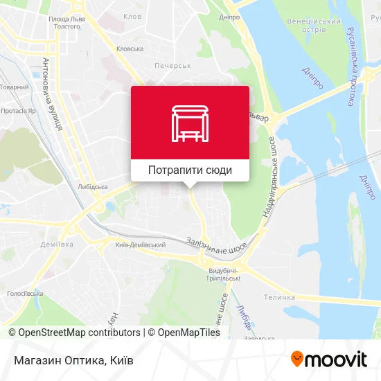 Карта Магазин Оптика