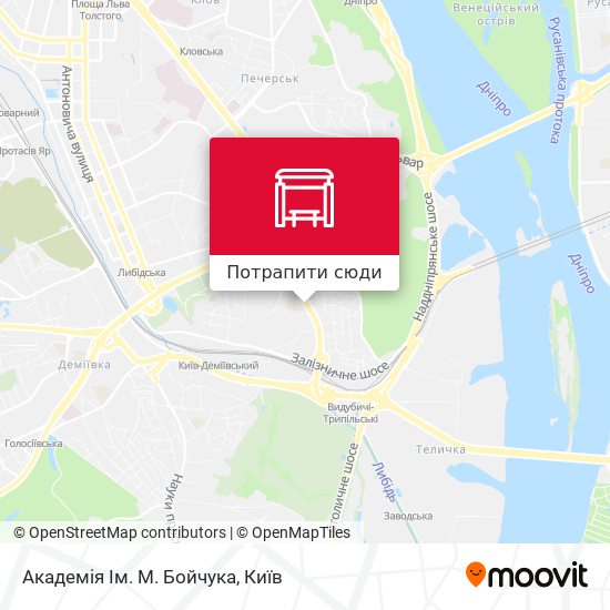 Карта Академія Ім. М. Бойчука