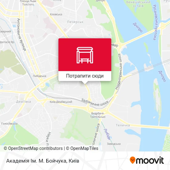 Карта Академія Ім. М. Бойчука