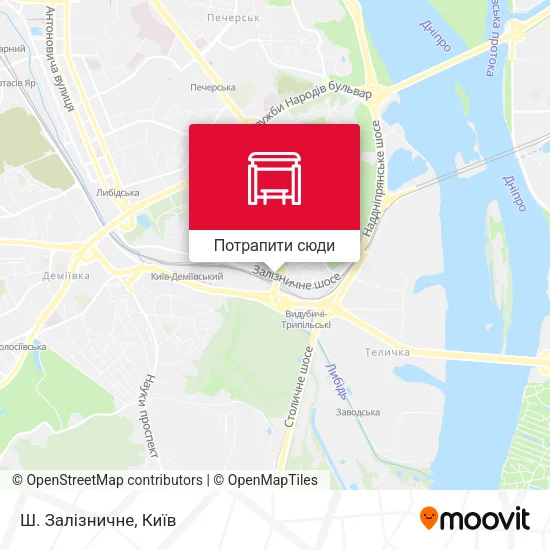 Карта Ш. Залізничне