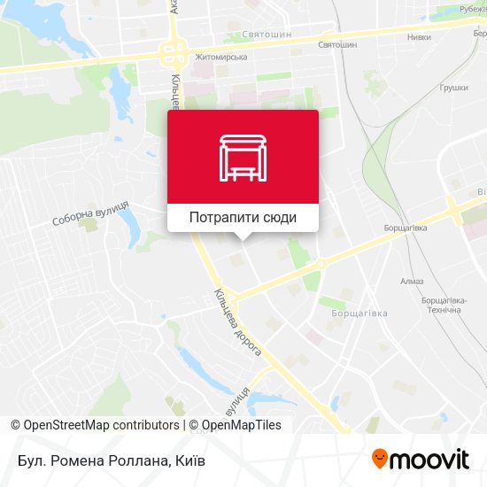 Карта Бул. Ромена Роллана