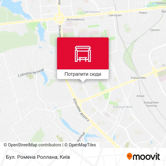 Карта Бул. Ромена Роллана