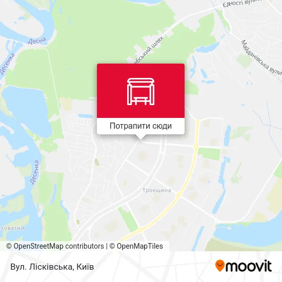 Карта Вул. Лісківська