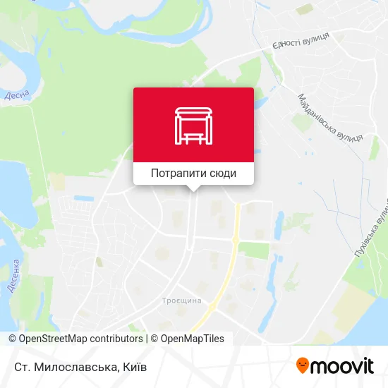 Карта Ст. Милославська