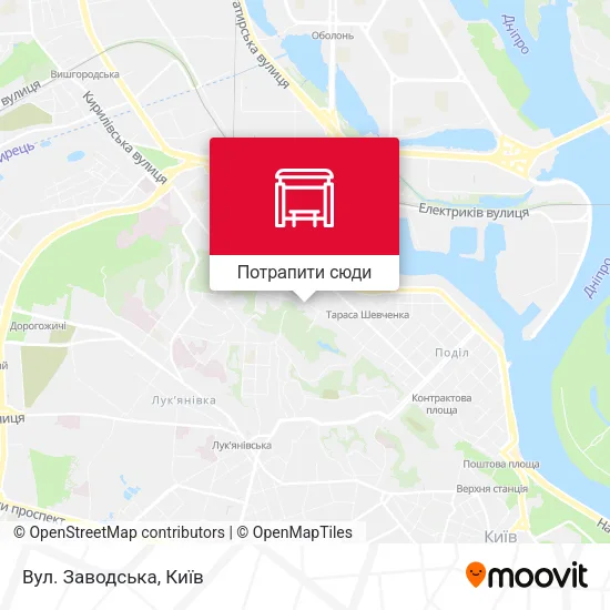 Карта Вул. Заводська