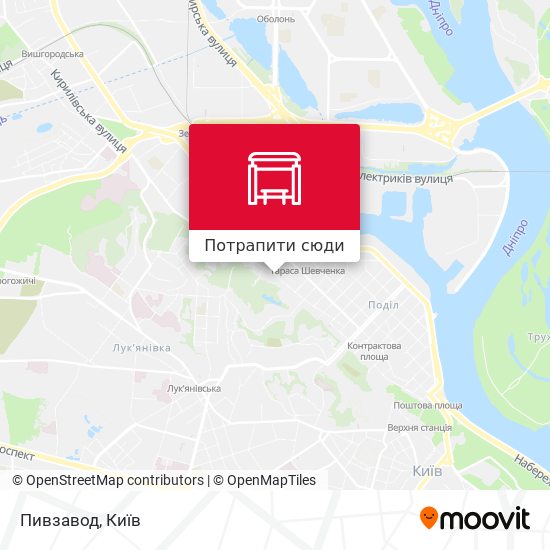 Карта Пивзавод