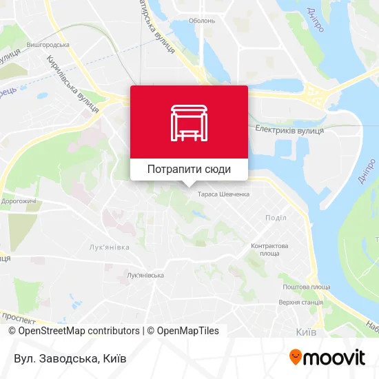 Карта Вул. Заводська