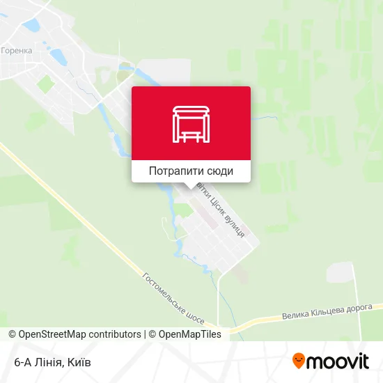 Карта 6-А Лінія