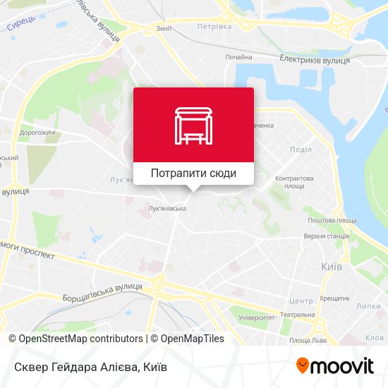 Карта Сквер Гейдара Алієва