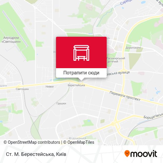 Карта Ст. М. Берестейська
