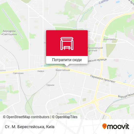 Карта Ст. М. Берестейська