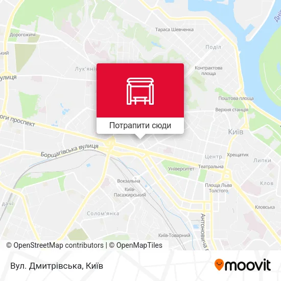 Карта Вул. Дмитрівська
