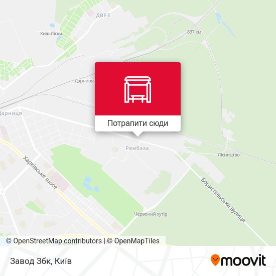 Карта Завод Збк