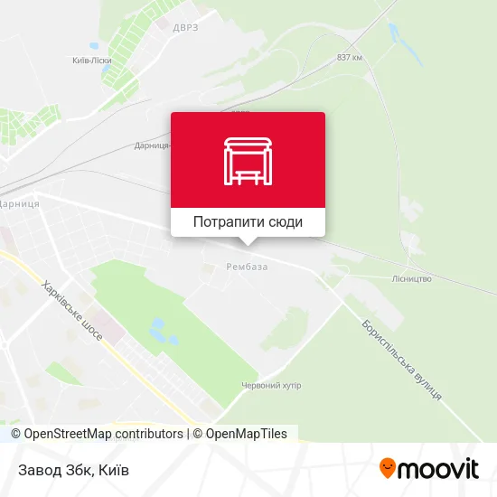Карта Завод Збк