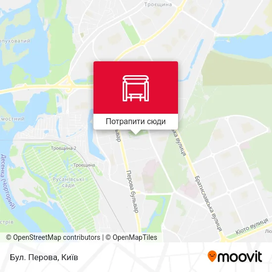 Карта Бул. Перова