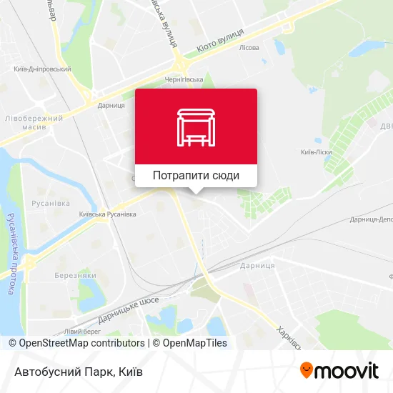 Карта Автобусний Парк