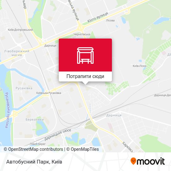 Карта Автобусний Парк